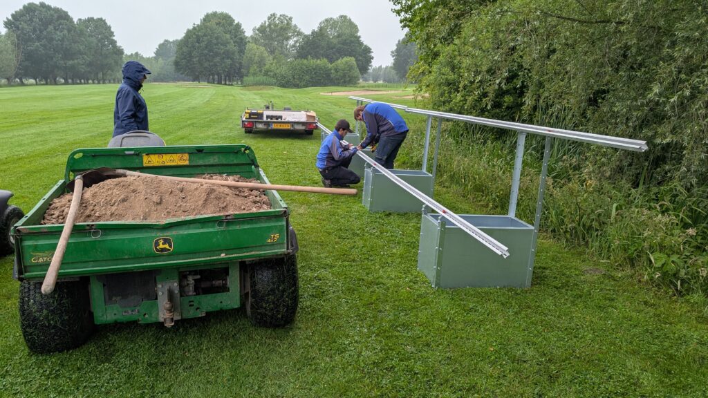 GSE onderconstructie opbouw op locatie