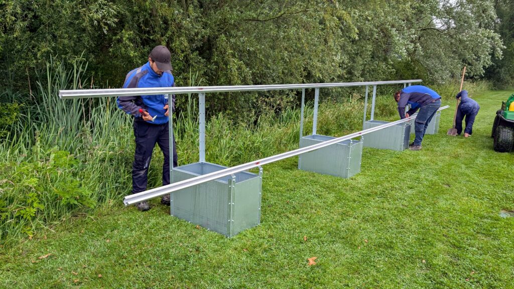 Opbouwen GSE onderconstructie op locatie