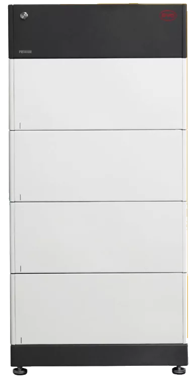 SMA modulaire batterij met bovenop het batterijmanagement systeem.